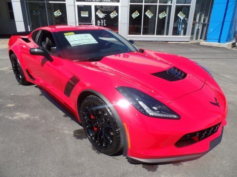 Torch Red Chevrolet Corvette Z06 Coupe.  Click to enlarge.