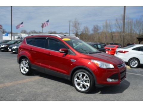 Ruby Red Metallic Ford Escape Titanium 4WD.  Click to enlarge.