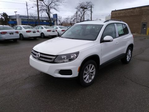 Pure White Volkswagen Tiguan Limited 2.0T 4Motion.  Click to enlarge.