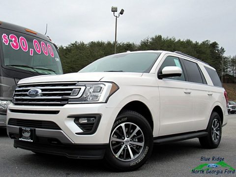 White Platinum Ford Expedition XLT 4x4.  Click to enlarge.