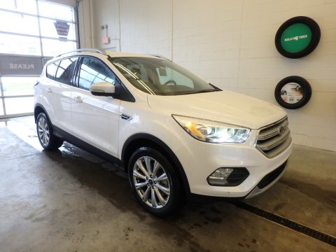 White Platinum Ford Escape Titanium 4WD.  Click to enlarge.