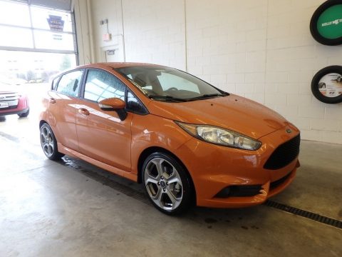Orange Spice Ford Fiesta ST Hatchback.  Click to enlarge.