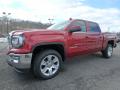 Front 3/4 View of 2018 GMC Sierra 1500 SLE Crew Cab 4WD #1