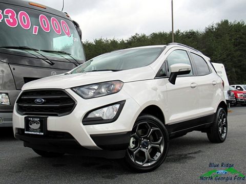White Platinum Ford EcoSport SES 4WD.  Click to enlarge.