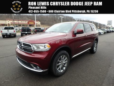 Octane Red Pearl Dodge Durango SXT AWD.  Click to enlarge.