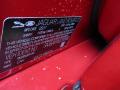 Jaguar Color Code CAH Firenze Red Metallic #20