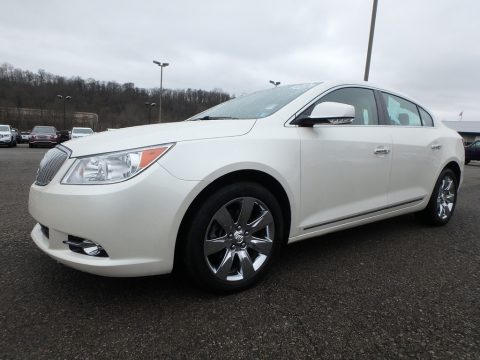 White Diamond Tricoat Buick LaCrosse CXL AWD.  Click to enlarge.