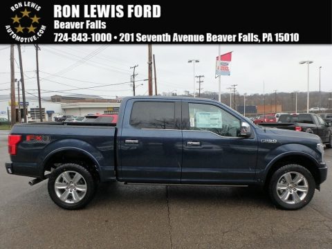 Blue Jeans Ford F150 Platinum SuperCrew 4x4.  Click to enlarge.