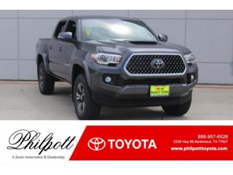 Magnetic Gray Metallic Toyota Tacoma TRD Sport Double Cab 4x4.  Click to enlarge.