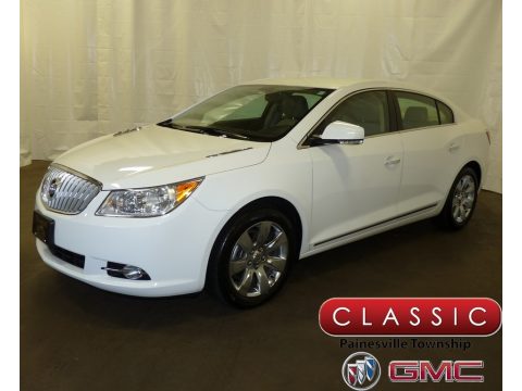 White Diamond Tricoat Buick LaCrosse CXL.  Click to enlarge.