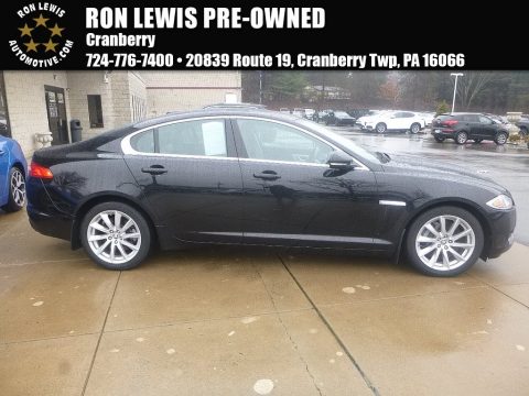 Midnight Black Jaguar XF .  Click to enlarge.