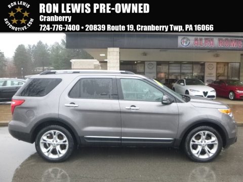 Sterling Gray Metallic Ford Explorer Limited 4WD.  Click to enlarge.