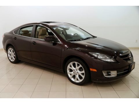 Black Cherry Metallic Mazda MAZDA6 s Grand Touring.  Click to enlarge.