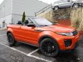 Front 3/4 View of 2018 Land Rover Range Rover Evoque Convertible HSE Dynamic #1