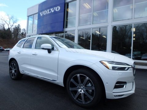 Crystal White Metallic Volvo XC60 T6 AWD Inscription.  Click to enlarge.