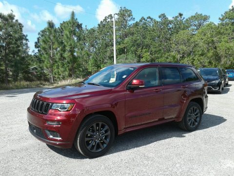 Velvet Red Pearl Jeep Grand Cherokee High Altitude.  Click to enlarge.