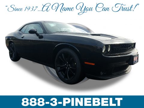 Pitch Black Dodge Challenger SXT.  Click to enlarge.