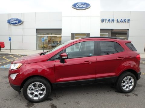 Ruby Red Ford EcoSport SE 4WD.  Click to enlarge.