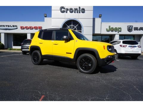 Solar Yellow Jeep Renegade Trailhawk 4x4.  Click to enlarge.