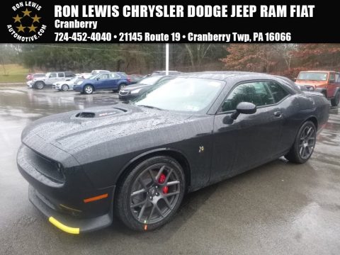 Pitch Black Dodge Challenger 392 HEMI Scat Pack Shaker.  Click to enlarge.