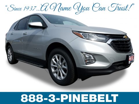 Silver Ice Metallic Chevrolet Equinox LT AWD.  Click to enlarge.