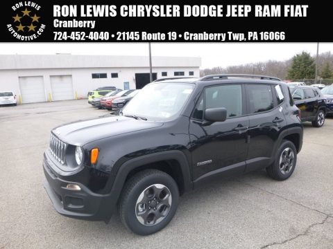Black Jeep Renegade Sport 4x4.  Click to enlarge.