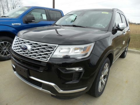 Shadow Black Ford Explorer Platinum 4WD.  Click to enlarge.