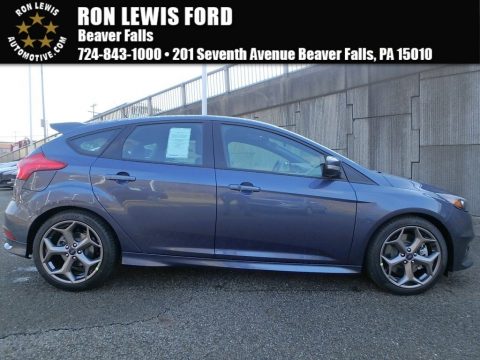 Blue Metallic Ford Focus ST Hatch.  Click to enlarge.