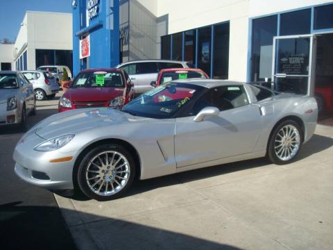 Blade Silver Metallic Chevrolet Corvette Coupe.  Click to enlarge.