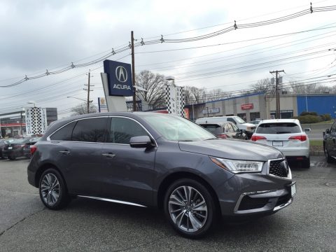 Modern Steel Metallic Acura MDX Technology SH-AWD.  Click to enlarge.