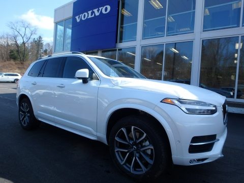 Crystal White Pearl Metallic Volvo XC90 T5 AWD Momentum.  Click to enlarge.
