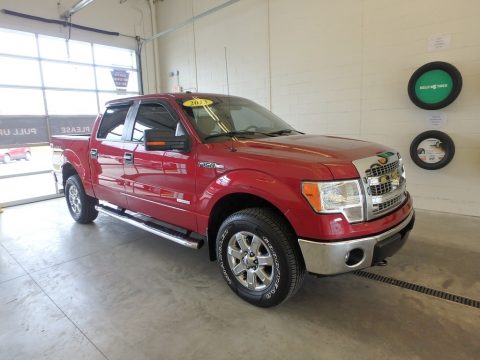 Ruby Red Metallic Ford F150 XLT SuperCrew 4x4.  Click to enlarge.