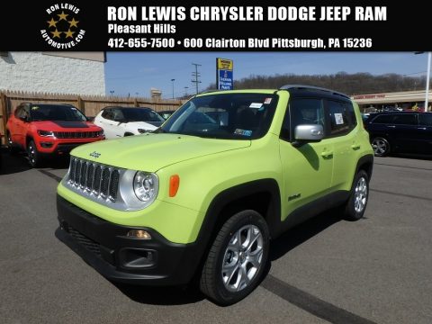Hypergreen Jeep Renegade Limited 4x4. Click to enlarge. Hypergreen Jeep Renegade Limited 4x4. Click to enlarge.