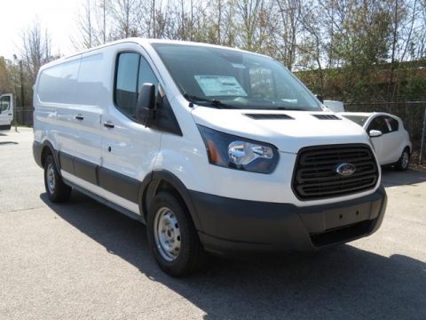 Oxford White Ford Transit Van 150 LR Regular.  Click to enlarge.