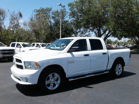 Bright White Ram 1500 Express Crew Cab 4x4.  Click to enlarge.