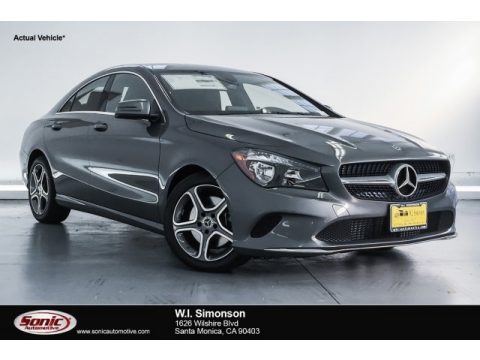 Mountain Grey Metallic Mercedes-Benz CLA 250 Coupe.  Click to enlarge.