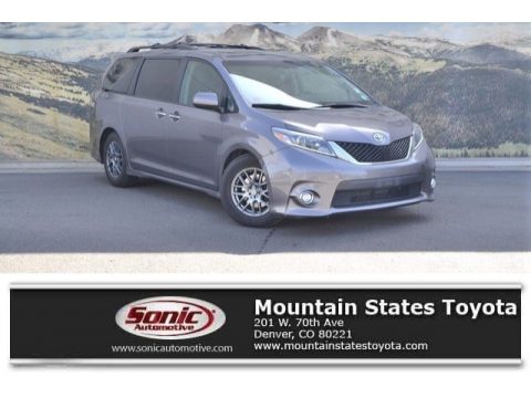 Predawn Gray Mica Toyota Sienna SE.  Click to enlarge.