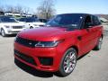 Front 3/4 View of 2018 Land Rover Range Rover Sport HSE Dynamic #12
