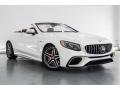Front 3/4 View of 2018 Mercedes-Benz S AMG S63 Cabriolet #12
