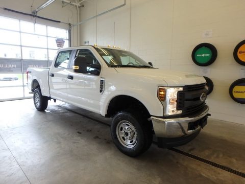 Oxford White Ford F250 Super Duty XL Crew Cab 4x4.  Click to enlarge.