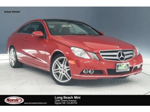 Mars Red Mercedes-Benz E 350 Coupe.  Click to enlarge.