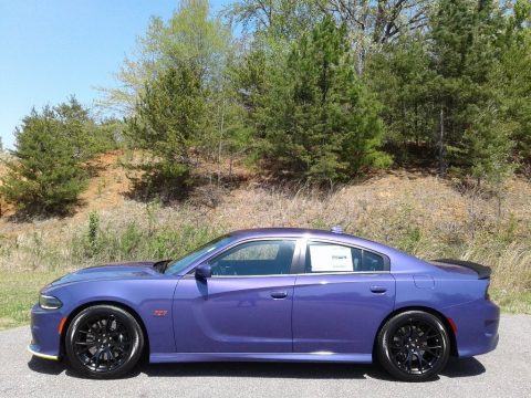 Plum Crazy Pearl Dodge Charger R/T Scat Pack.  Click to enlarge.