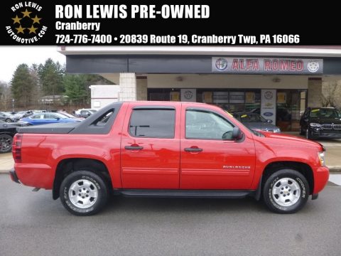 Victory Red Chevrolet Avalanche LS 4x4.  Click to enlarge.