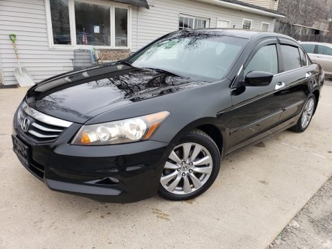 Crystal Black Pearl Honda Accord EX-L V6 Sedan.  Click to enlarge.