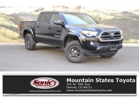 Black Toyota Tacoma SR5 Double Cab 4x4.  Click to enlarge.