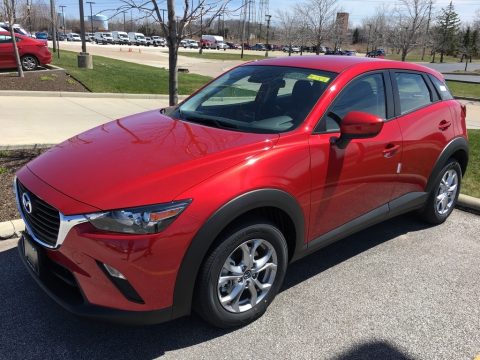 Soul Red Metallic Mazda CX-3 Sport AWD.  Click to enlarge.