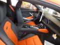  2018 Chevrolet Camaro Jet Black/Orange Accents Interior #9