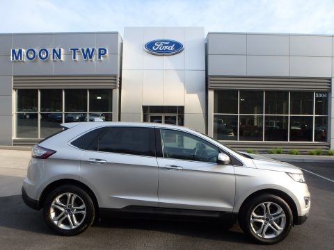 Ingot Silver Metallic Ford Edge Titanium AWD.  Click to enlarge.