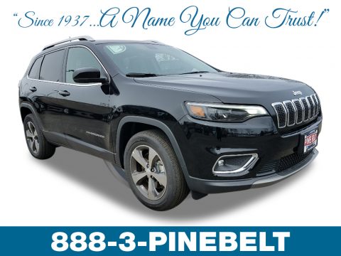 Diamond Black Crystal Pearl Jeep Cherokee Limited 4x4.  Click to enlarge.