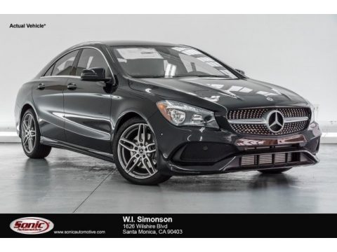 Night Black Mercedes-Benz CLA 250 Coupe.  Click to enlarge.